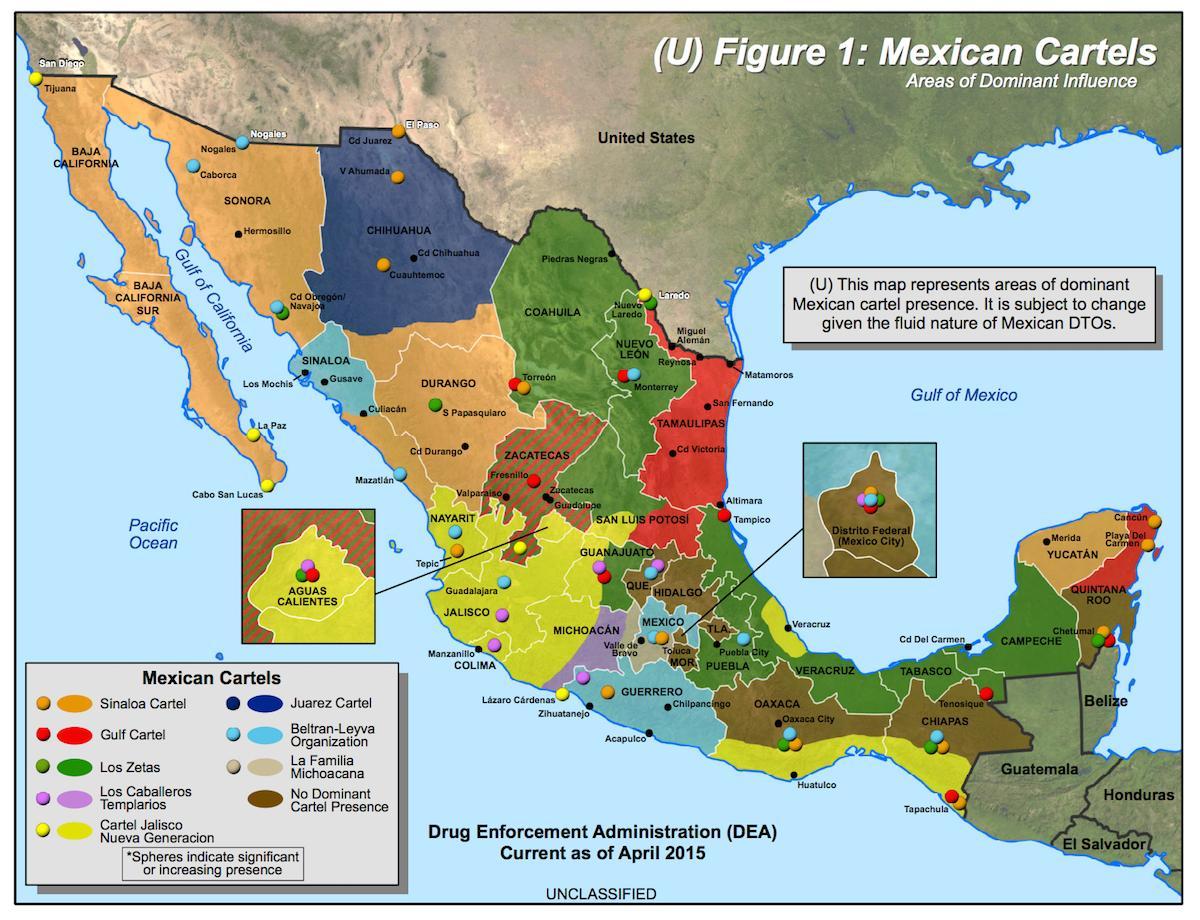 meksički kartel karti