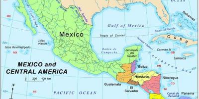 Kartu Meksika i Srednje Amerike