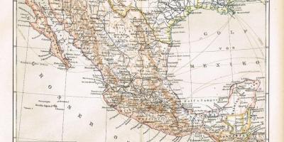 Meksiko staroj karti