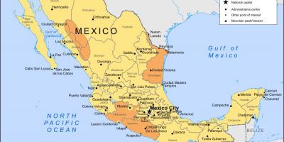 Vrijeme u Meksiku karti
